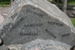 Fieldstone Fence Plaque at Scout Valley