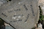 Fieldstone Fence Plaque at Scout Valley